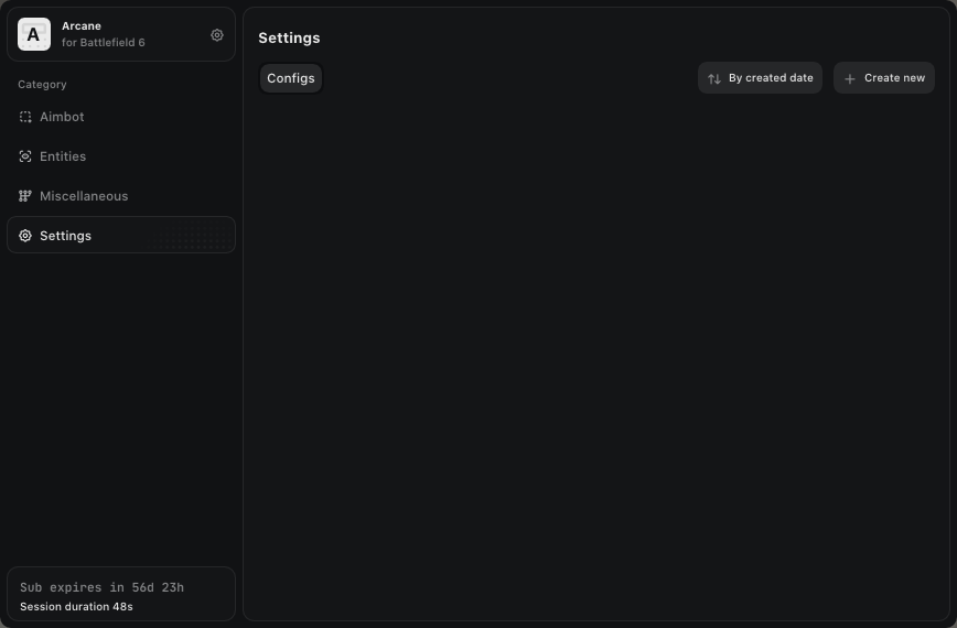 Battlefield 6 - Меню чита Arcane для игры Battlefield 6 - 1