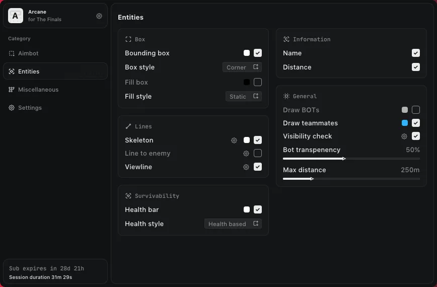 The Finals - Arcane Cheat Menu for The Finals - 3